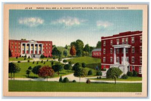 1940 Pardee Hall J O Cheek Activity Building Milligan College Tennessee Postcard