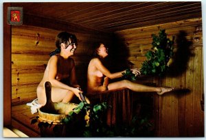 Postcard - Finnish Sauna - Finland 