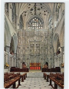 Postcard Great Screen and High Altar, Winchester Cathedral, Winchester, England