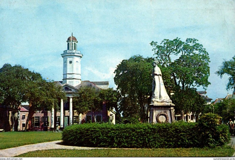 Surinam Paramaribo Governments Plein 1961