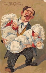 Four little darlings Birth Announcement 1910 