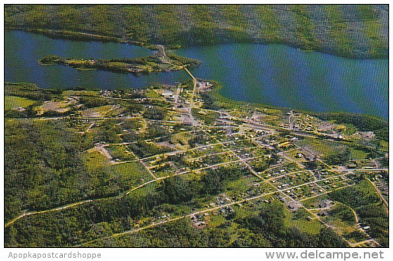 Canada Aerial View Burns Lake British Columbia