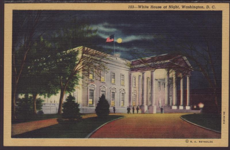 White House at Night,Washington,DC