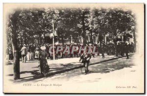 Vichy Old Postcard The bandstand
