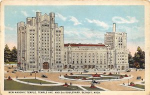 New Masonic Temple Temple Avenue Detroit MI 