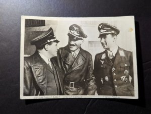 Mint Germany Military RPPC Postcard Colonel Galland Molders General Udet