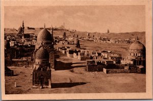 Egypt Cairo General View of the Tombs of Khalifs Vintage Postcard C010