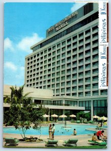 Philippines Postcard Intercontinental Manila Ayala Avenue Makati Rizal 1975