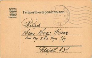 Entier Postal Stationery Postal Feldpost 431 Olomouc