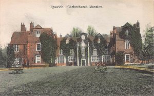 Christchurch Mansion, Ipswich, England, Early Hand Colored Postcard, Unused