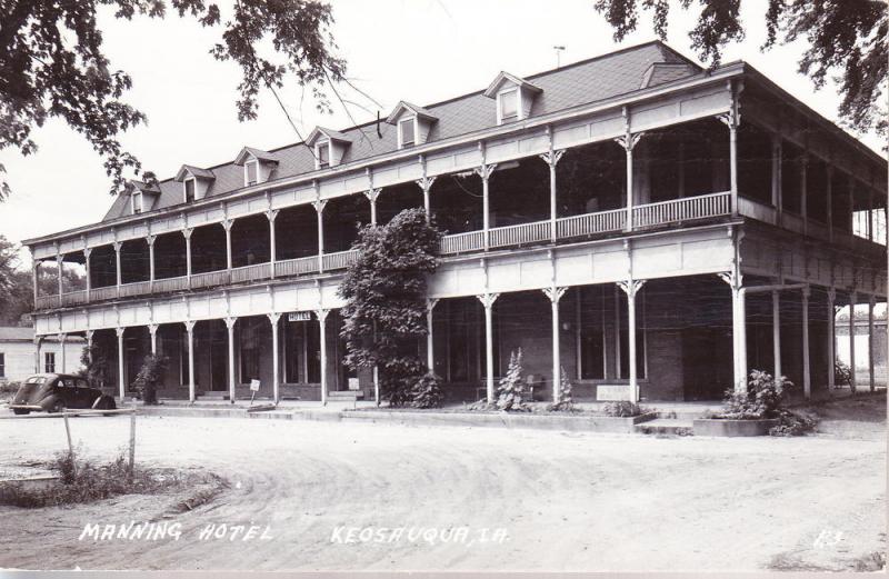 Manning Motel, Keosauqua, Iowa RP 1954 