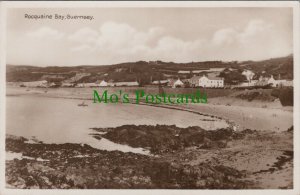 Channel Islands Postcard - Rocquaine Bay, Guernsey   RS23138