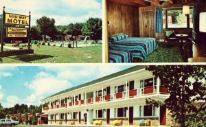 Midway Motel - Wells, Maine Vintage Postcard