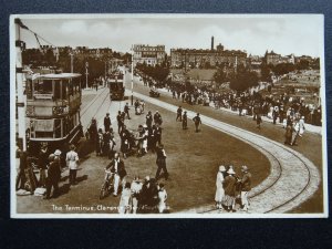 Portsmouth Portsea Island SOUTHSEA Tram Terminus CLARENCE PIER Old RP Postcard