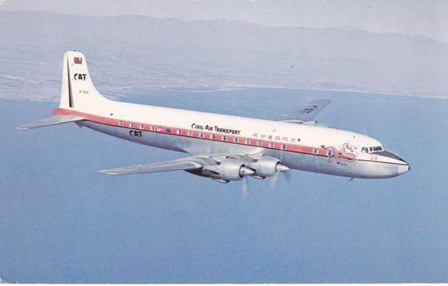 CAT Civil Air Transport Taipei Rep of China - Douglas DC-6B