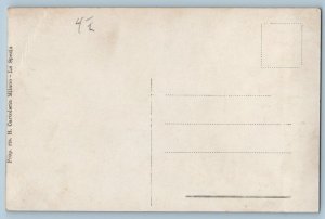 Amalfi Campania Italy Postcard R Nave Steamer Scene c1910 Unposted RPPC Photo