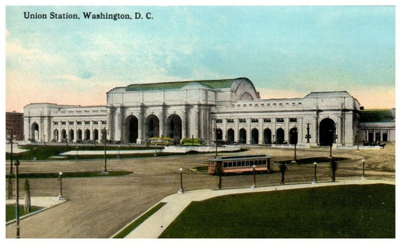 1910's Union Station Washington DC PC2018