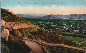 Huntington Drive Mt Rubidoux Riverside California  Postcard C095
