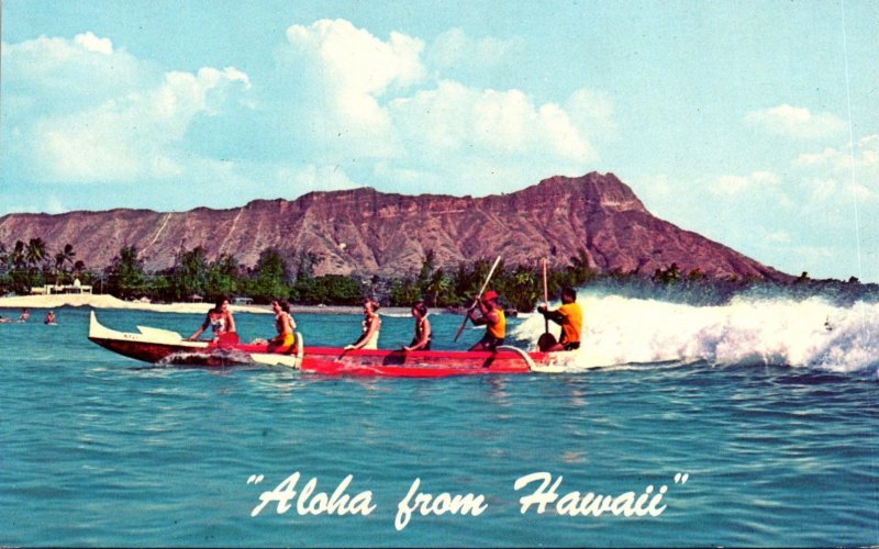 Hawaii Aloha Waikiki Outrigger Canoe