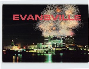 Postcard Evansville, Indiana