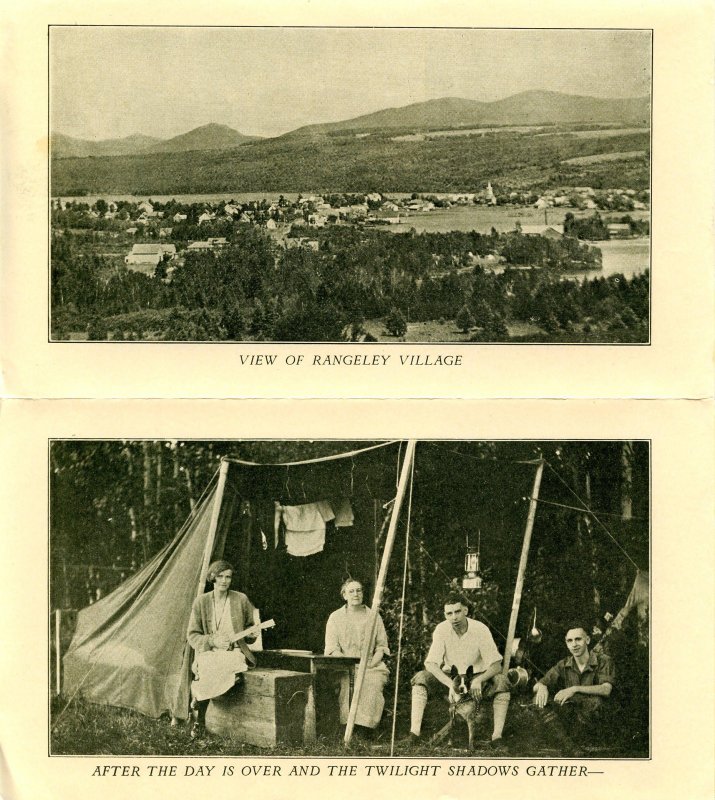 ME - Rangeley. Russell's Motor Camps BROCHURE (8 views)