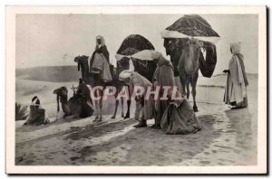 Algeria Old Postcard Scenes and Types The prayer of the desert