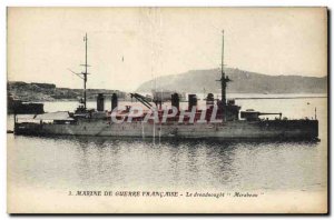 Old Postcard Boat Dreadnought Mirabeau