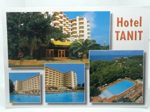 Hotel Tanit San Antonio Ibiza Vintage Multiview Postcard
