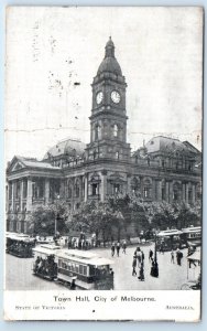Town Hall - Melbourne AUSTRALIA Postcard