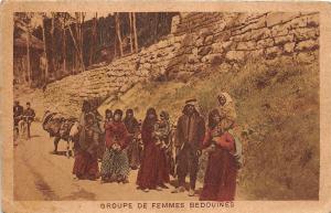 B91572  group of Bedouin women types folklore liban lebanon