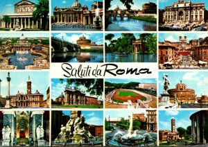 Italy Roma Saluta With Multi View 1968