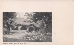 Lexington MA, Women's Building at Lexington Park, Pre 1907 Amusement Park, Zoo