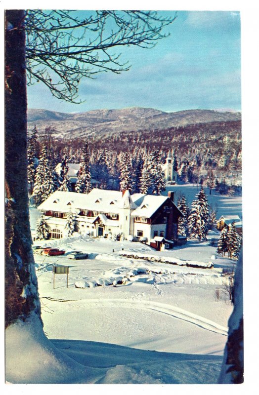 Manoir Saint Castin. Lac Beauport Lake, Quebec in Winter