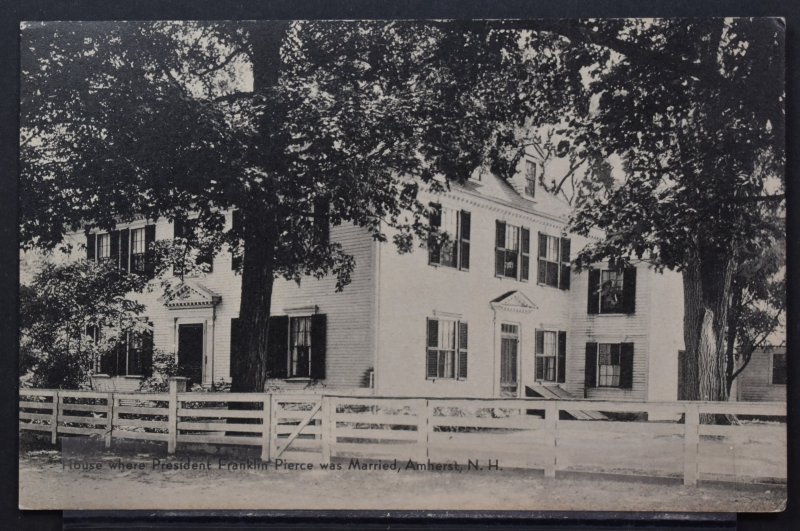 Amherst, NH - House where President Frankiin Pierce was Married