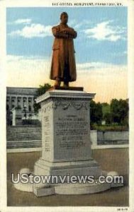 The Goebel Monument - Frankfort, KY