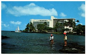 Naniloa Surf Resort Hilo Bay Hawaii Postcard