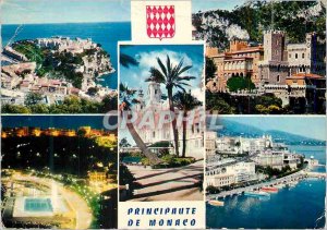 Modern Postcard Principality of Monaco Reflections of the French Riviera