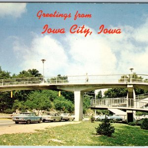 c1960s Iowa City, IA State University of Iowa Spiral Crosswalk Hwy 6 Dunlap A218