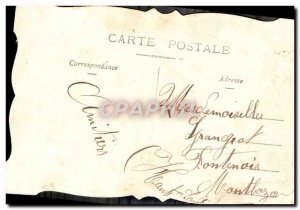 Old Postcard Fantasy Flowers Embroidery