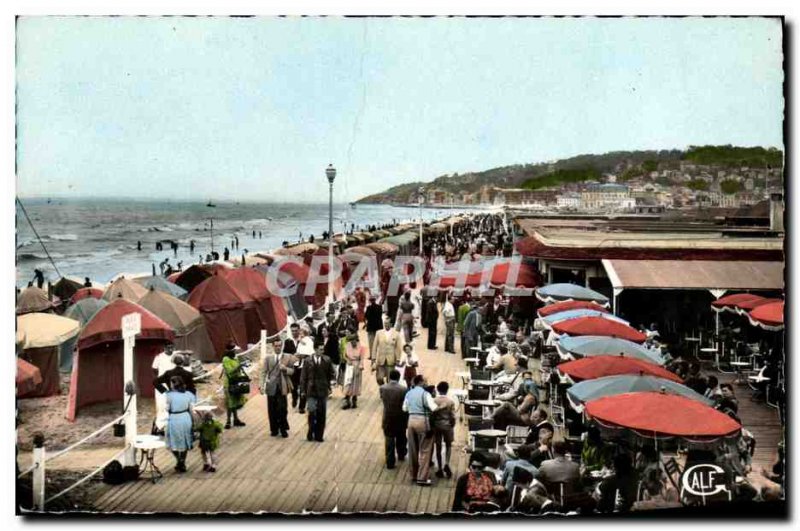 Old Postcard Deauville Boards