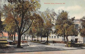 Annapolis Maryland Captured Guns Street Scene Vintage Postcard KK157