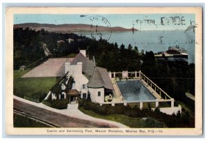 1973 Casino Swimming Pool Manoir Richelieu Murray Bay PQ Canada Postcard 