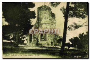 Postcard Old Nimes tower Magne