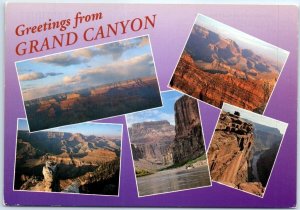 Postcard - Greetings from Grand Canyon - Arizona