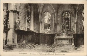 CPA XERTIGNY Le choeur de l'Église apres l'incendie du 18 juin 1940 (151678)