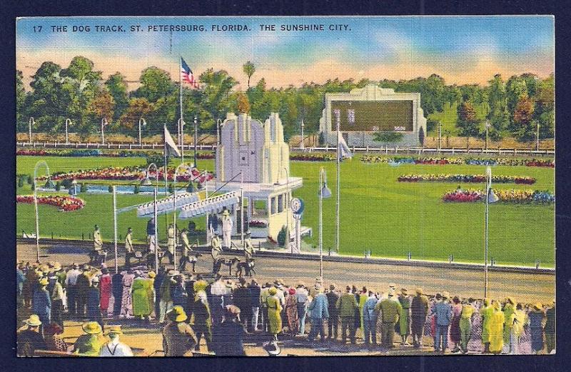 Dog Racing Track @ St Petersburg FL used c1947