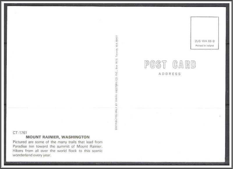 Washington, Mount Rainier Magnificent Trails - [WA-023X]