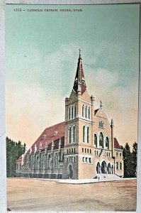 Vintage Postcard 1907-1915 Catholic Church Ogden Utah