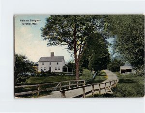 Postcard Whittiers Birthplace, Haverhill, Massachusetts