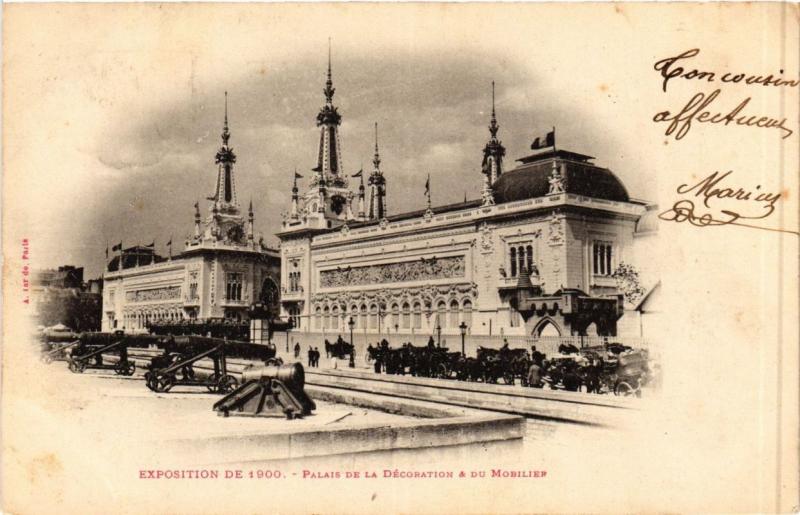 CPA PARIS EXPO 1900 - palais de la Décoration et du Mobilier (307369)